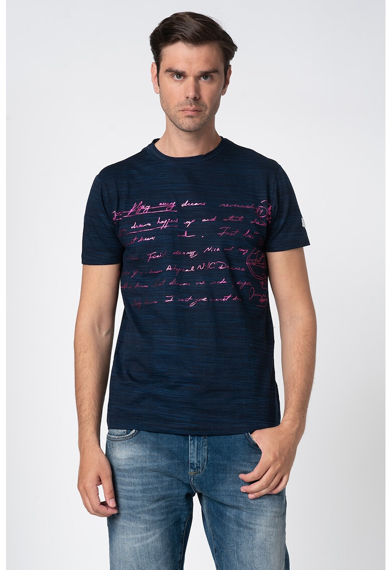 DESIGUAL Tricou cu imprimeu text Kasper - Pled.ro