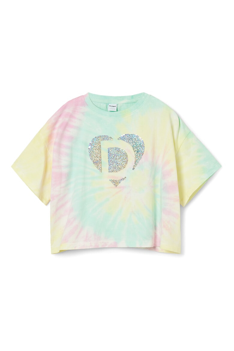 DESIGUAL Tricou lejer cu imprimeu tie-dye - Pled.ro