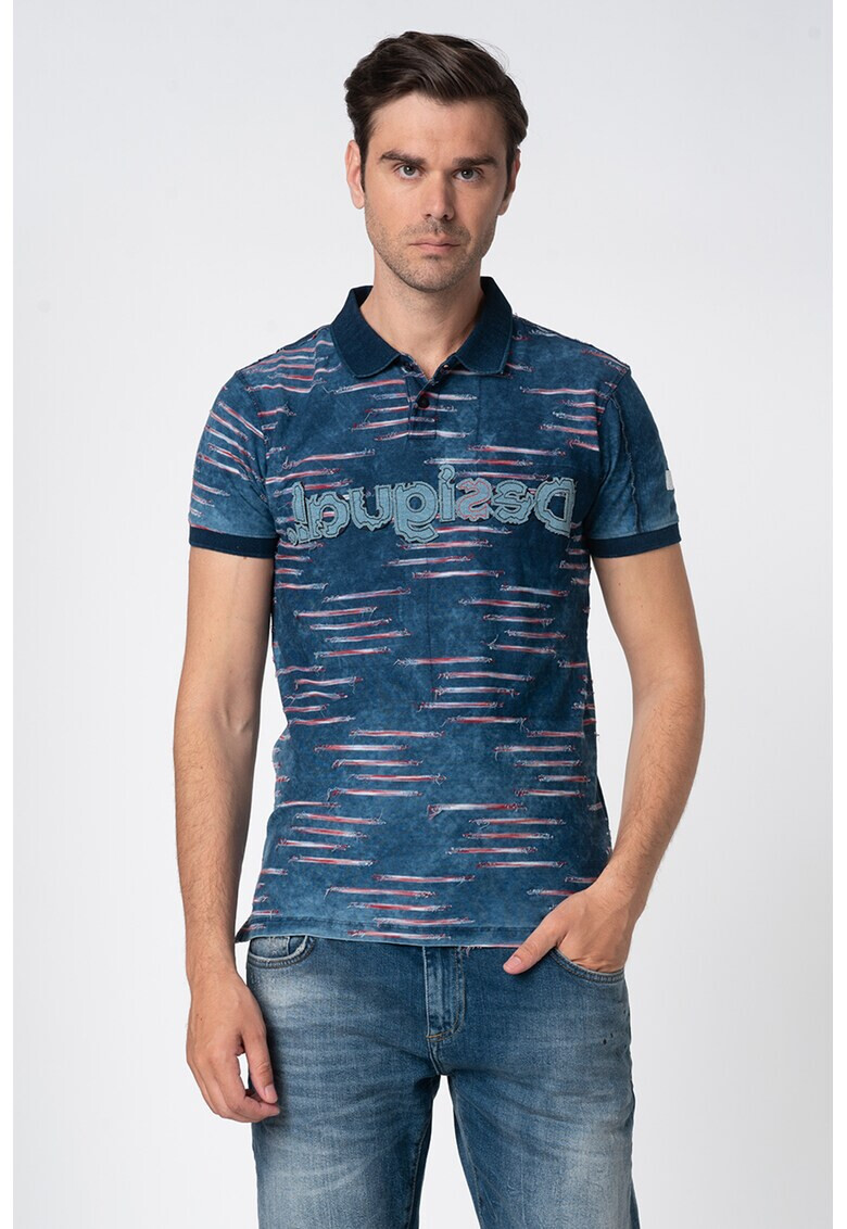 DESIGUAL Tricou polo cu imprimeu logo Beau - Pled.ro