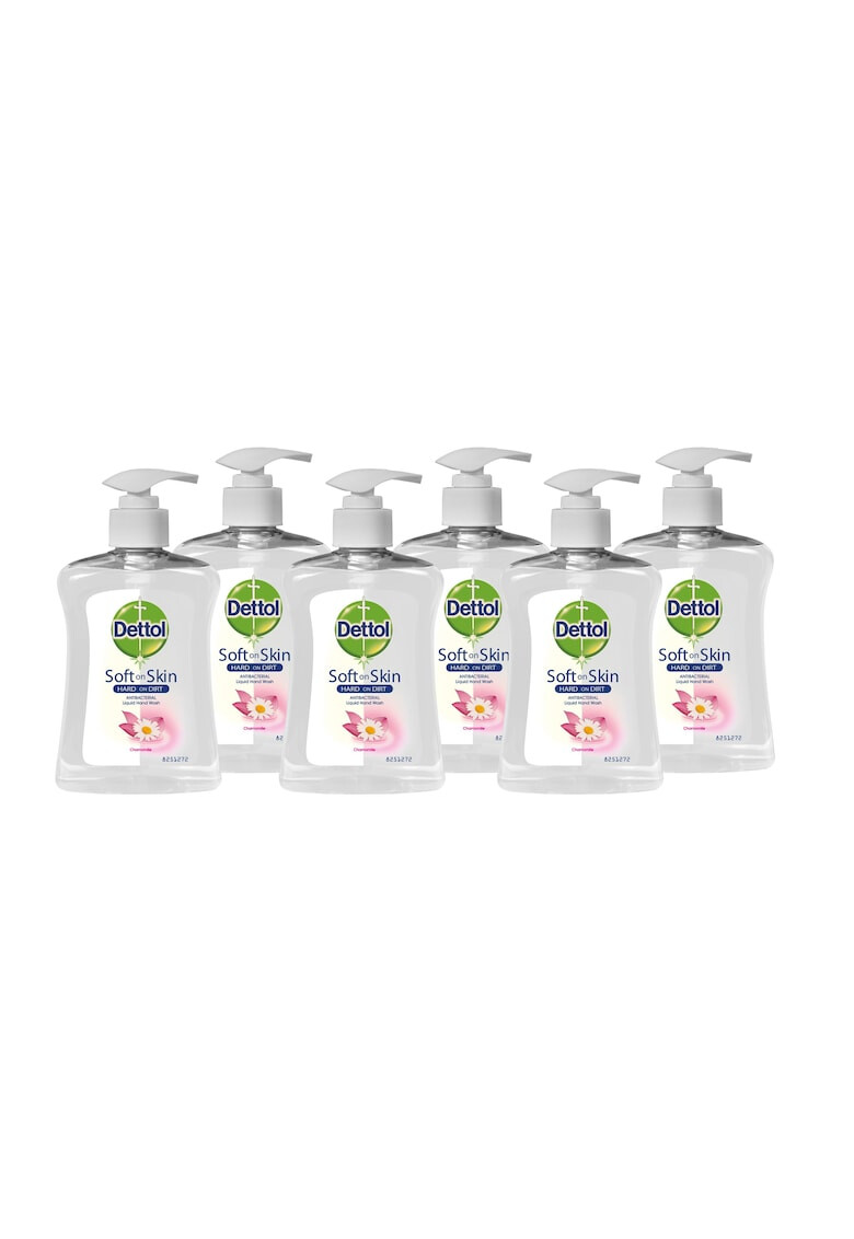 Dettol Pachet sapun lichid Chamomille 6 x 250 ml - Pled.ro