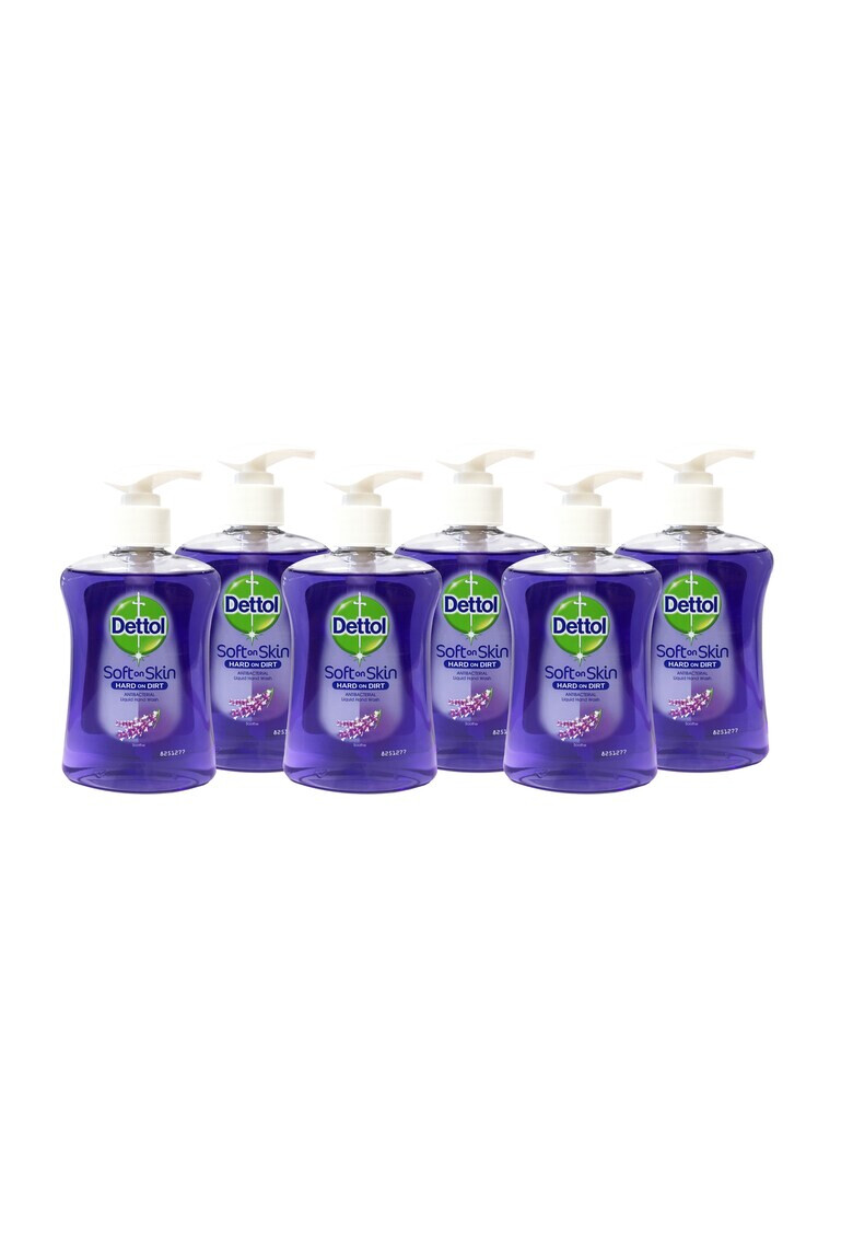 Dettol Sapun lichid antibacterian Soothe 6 x 250 ml - Pled.ro