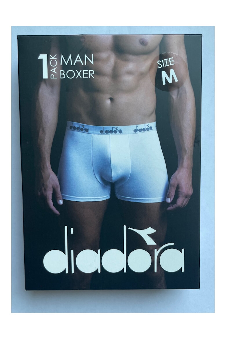 Diadora boxeri cu banda logo alb - Pled.ro