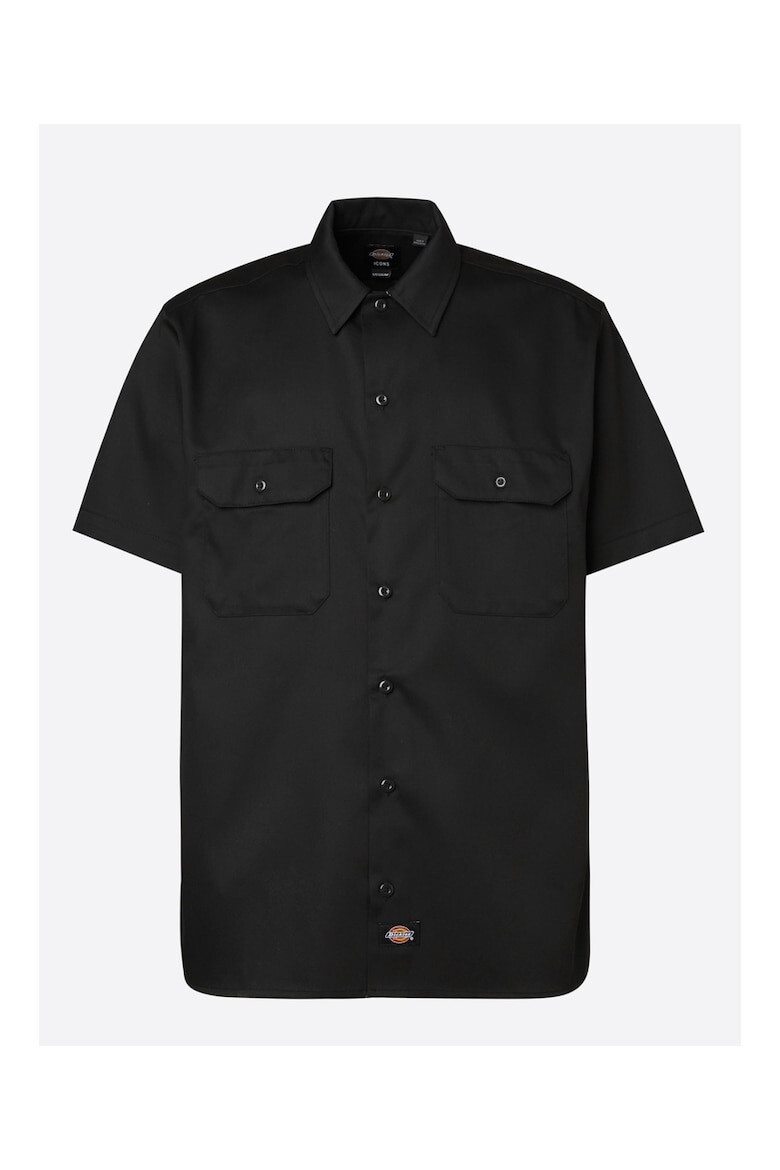 Dickies Chemisa neagra pentru barbati cu maneci scurte Work Shirt SS REC Black - Pled.ro