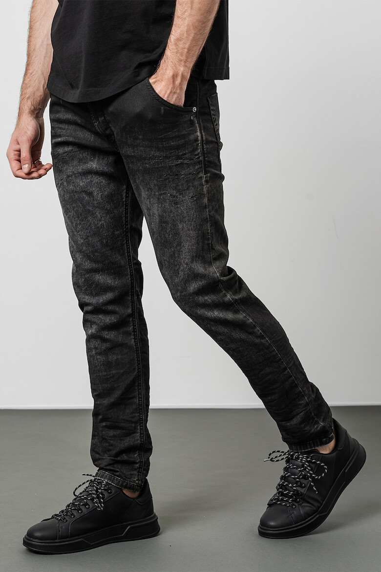 Diesel Blugi slim fit cu talie elastica - Pled.ro