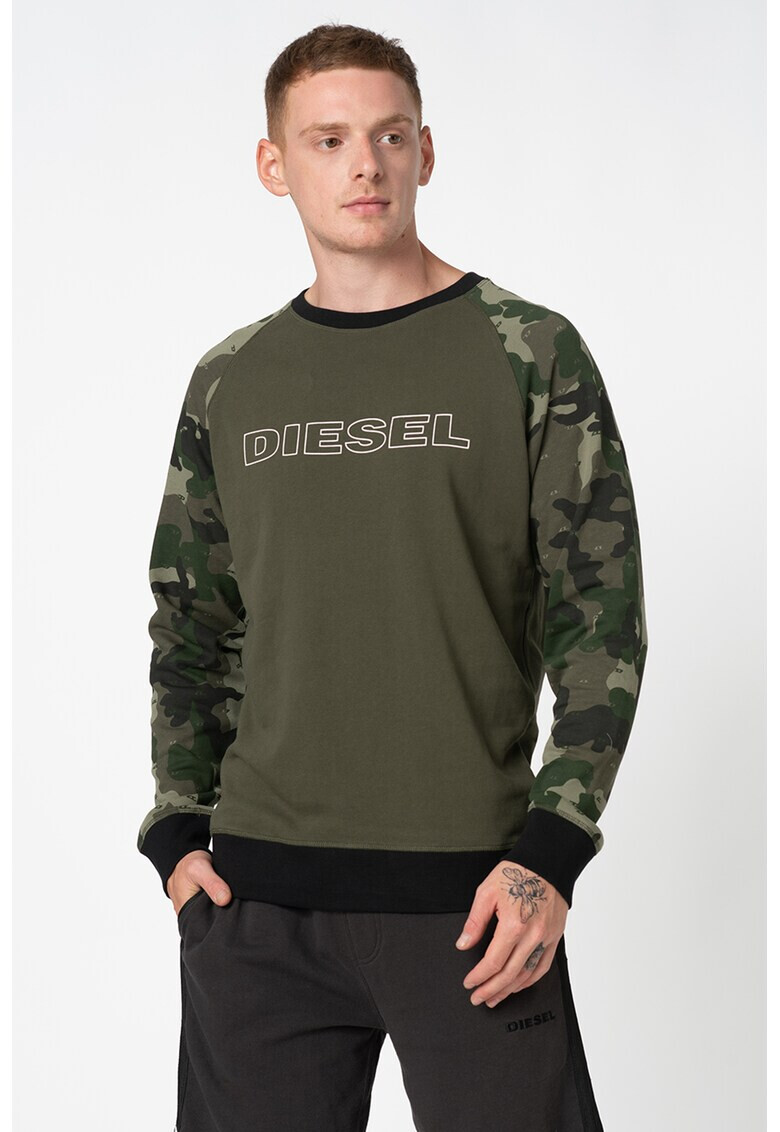 Diesel Bluza de pijama cu imprimeu logo - Pled.ro