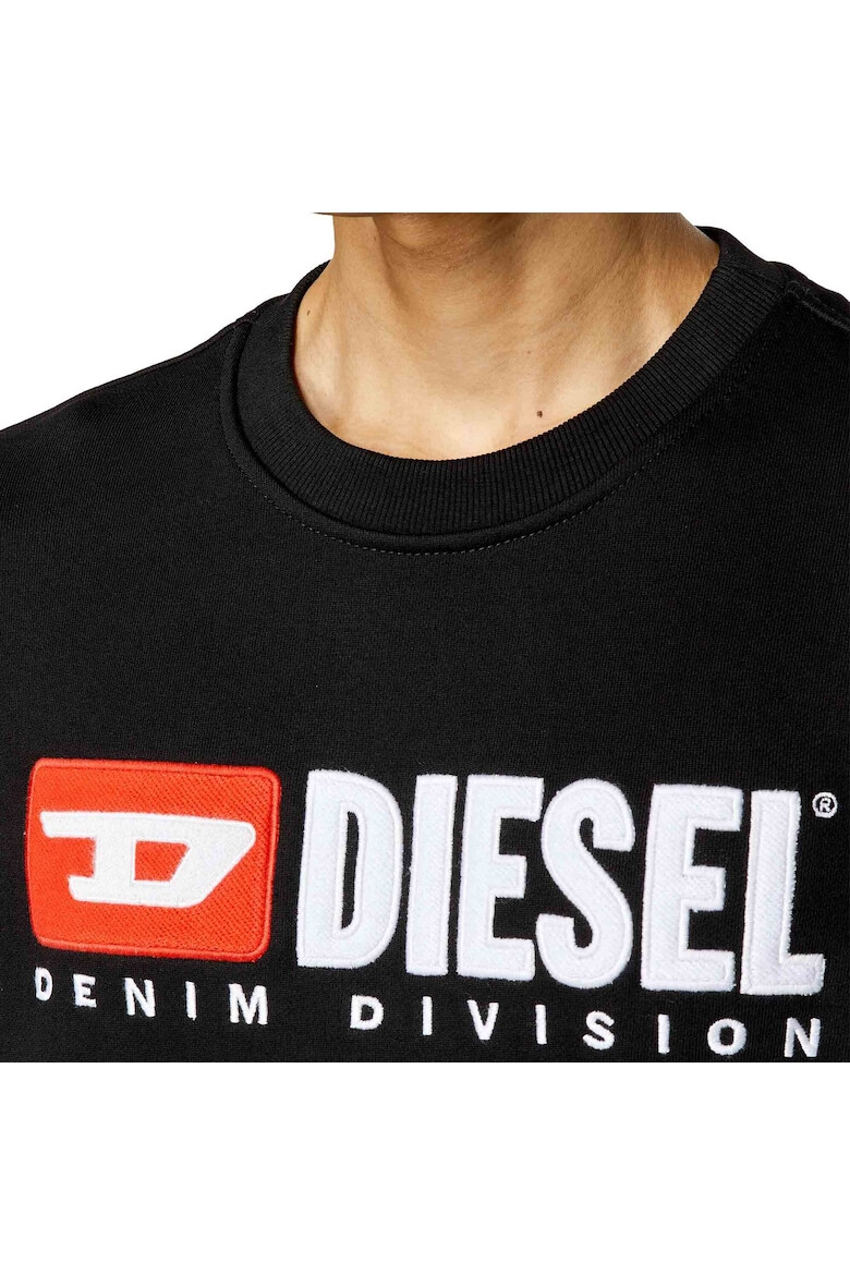 Diesel Bluza de trening cu broderie logo Ginn - Pled.ro