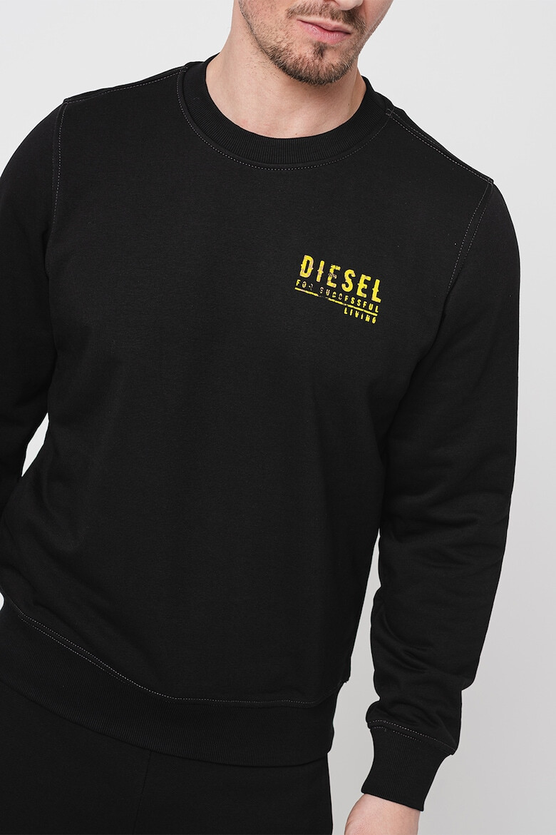 Diesel Bluza de trening cu imprimeu logo discret - Pled.ro