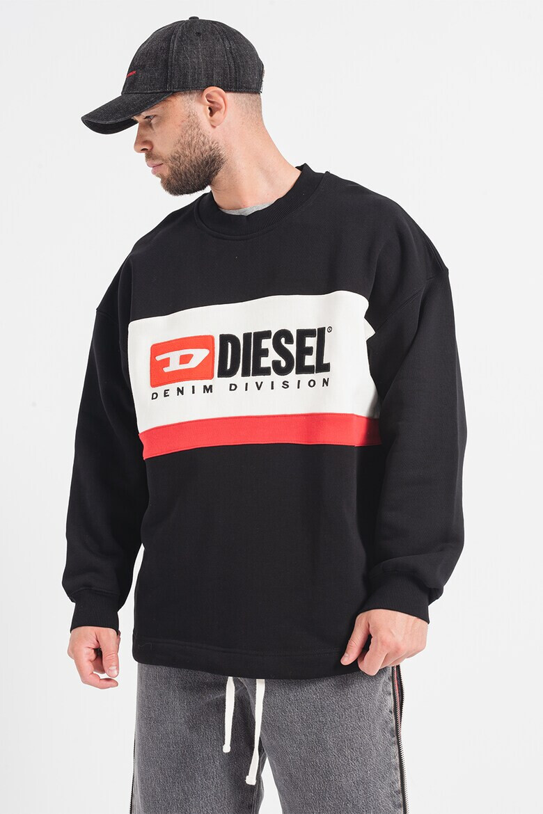 Diesel Bluza sport cu decolteu la baza gatului Treapy Division - Pled.ro