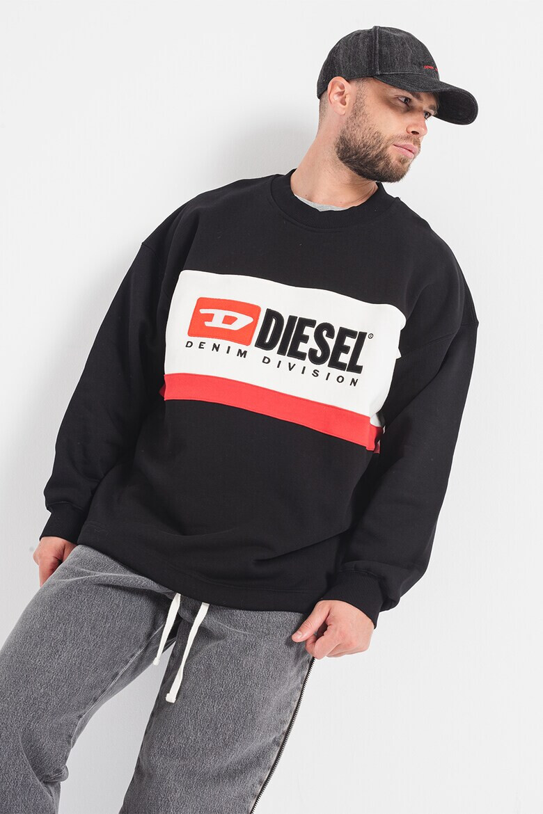 Diesel Bluza sport cu decolteu la baza gatului Treapy Division - Pled.ro