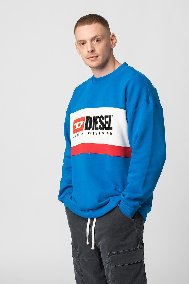 Diesel Bluza sport cu decolteu la baza gatului Treapy Division - Pled.ro