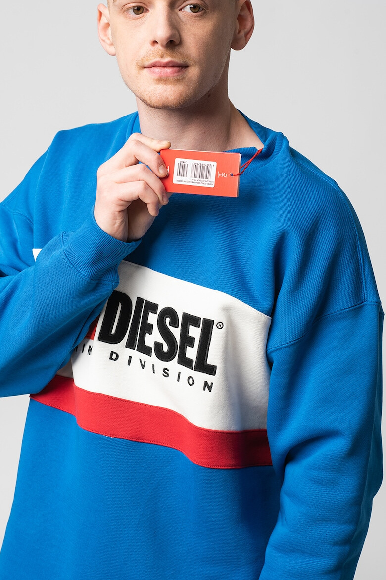 Diesel Bluza sport cu decolteu la baza gatului Treapy Division - Pled.ro