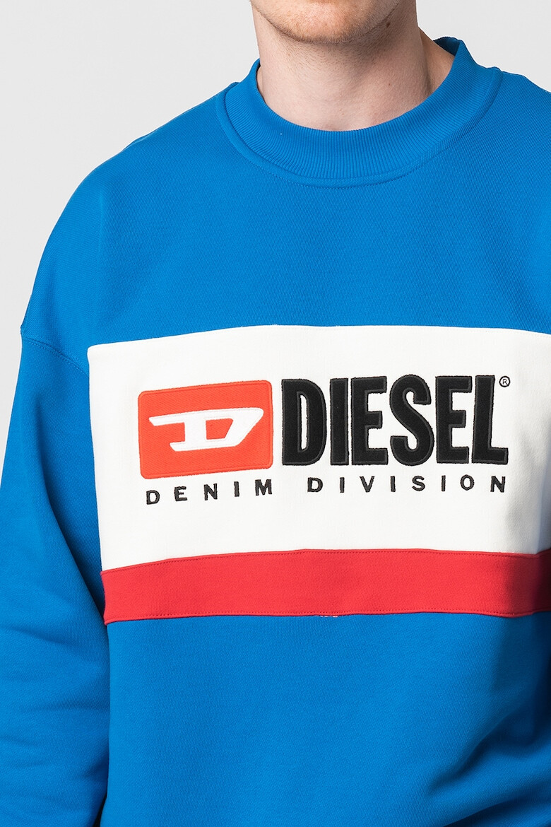 Diesel Bluza sport cu decolteu la baza gatului Treapy Division - Pled.ro