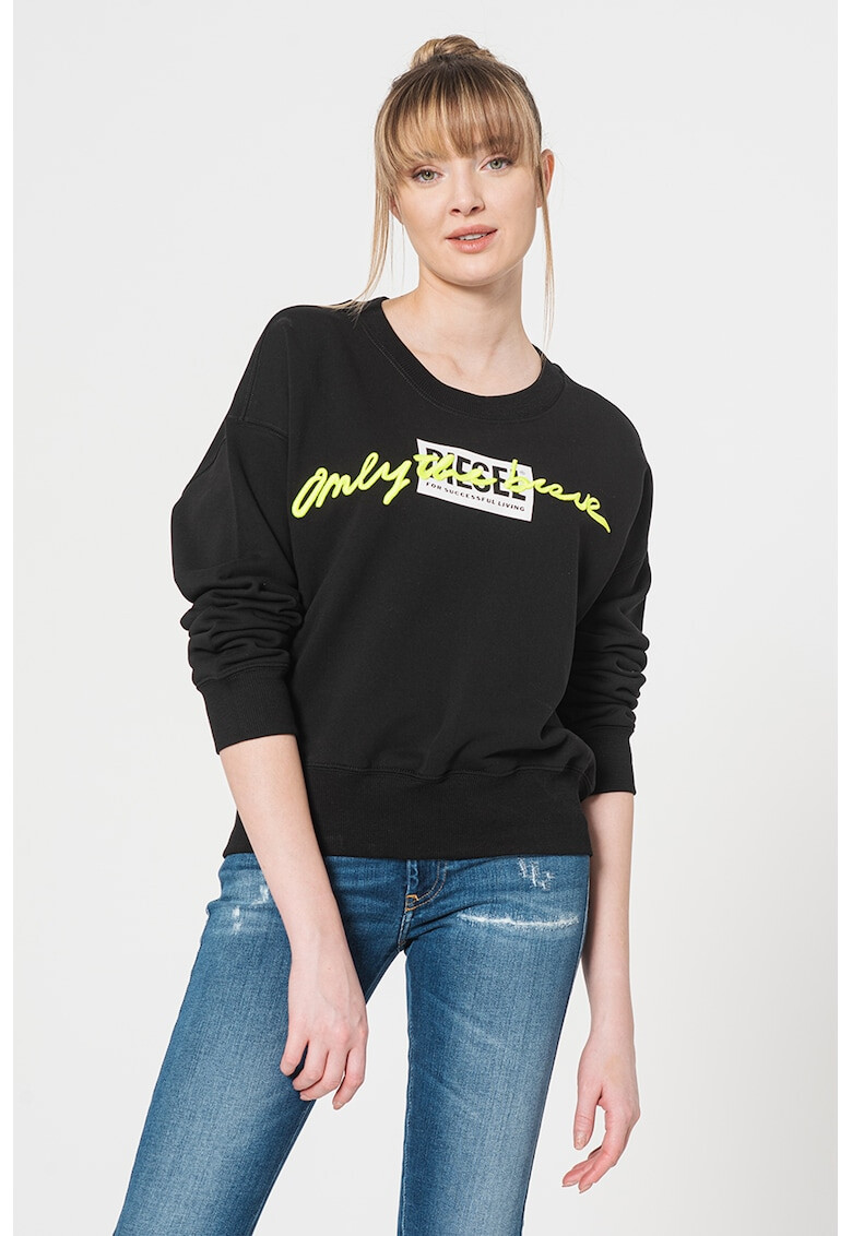 Diesel Bluza sport cu maneci cazute F-Magda - Pled.ro