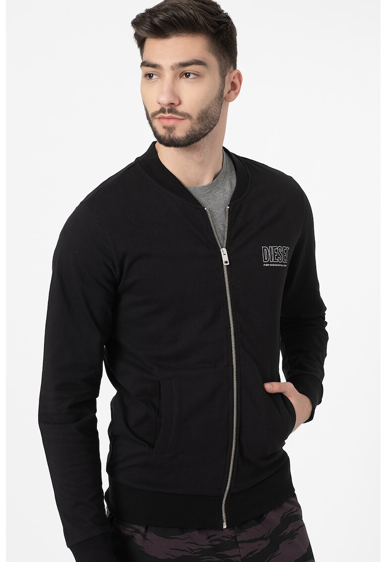 Diesel Bluza sport de casa cu fermoar Justin - Pled.ro