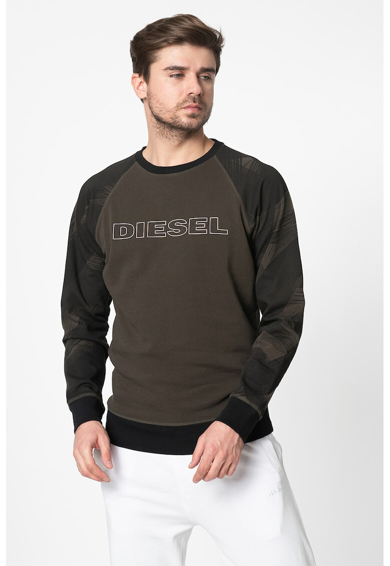 Diesel Bluza sport de casa cu imprimeu logo Max - Pled.ro