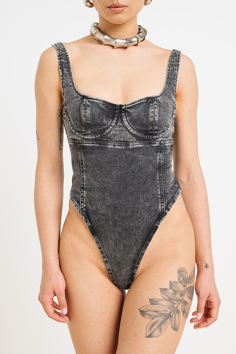 Diesel Body din denim cu detalii cu aspect decolorat - Pled.ro