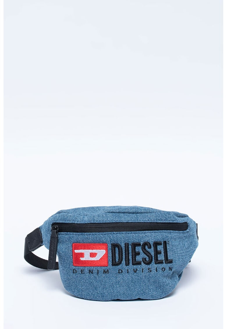 Diesel Borseta din denim cu logo brodat - Pled.ro