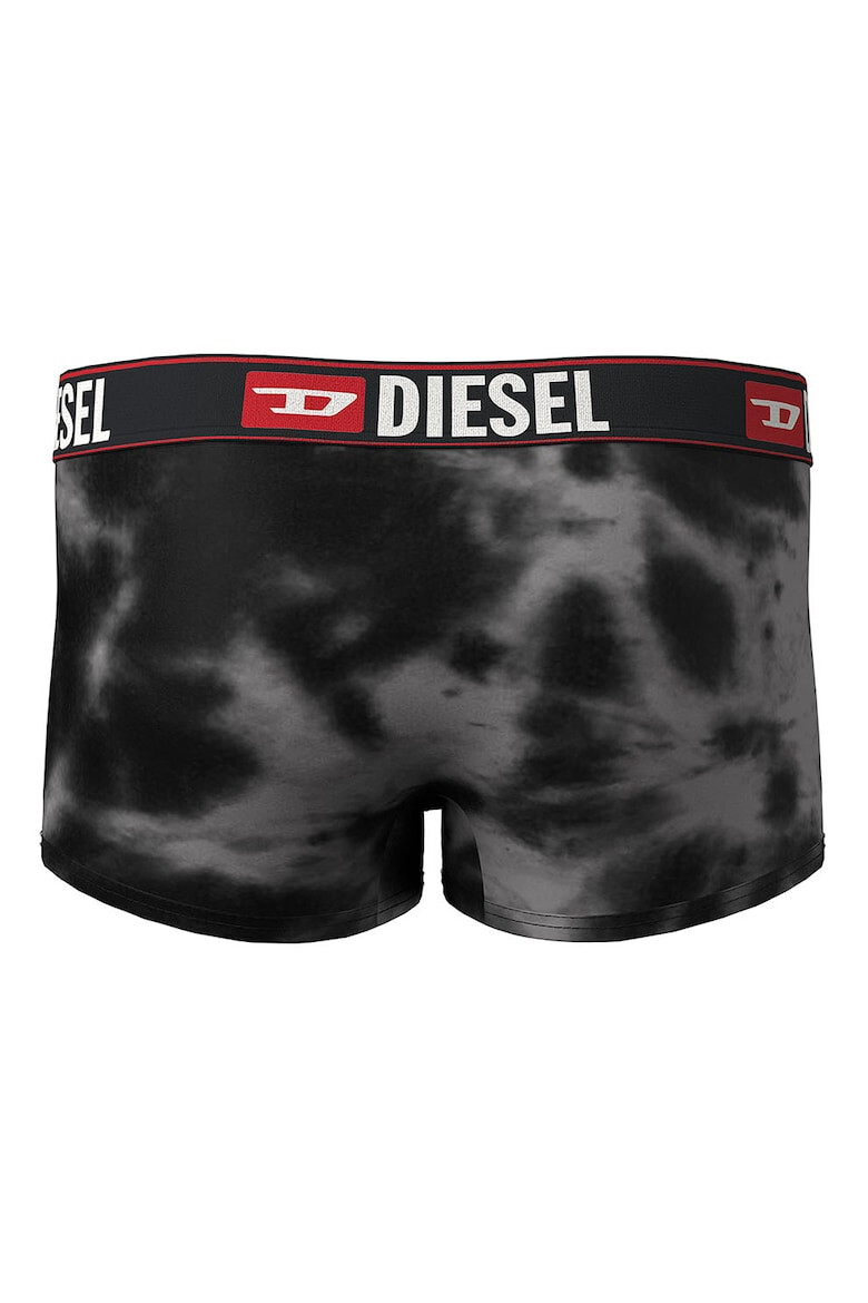 Diesel Boxeri cu model tie-dye si banda logo in talie - Pled.ro