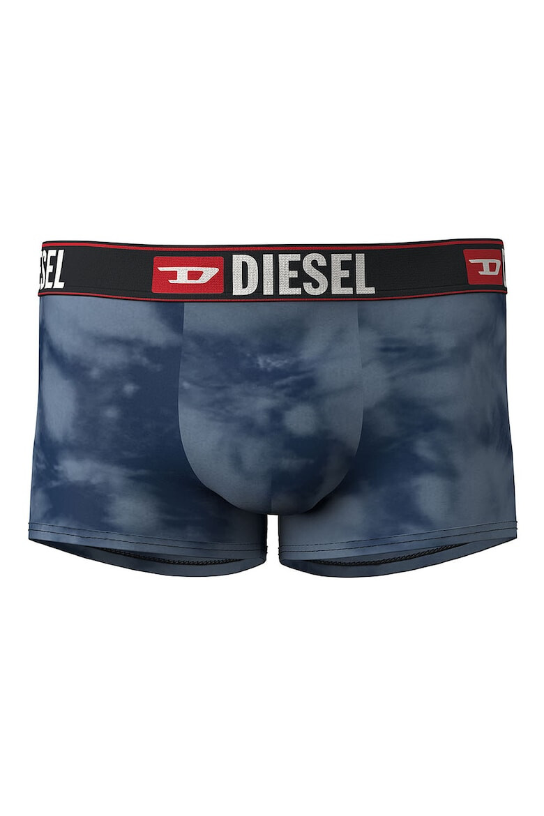 Diesel Boxeri cu model tie-dye si banda logo in talie - Pled.ro