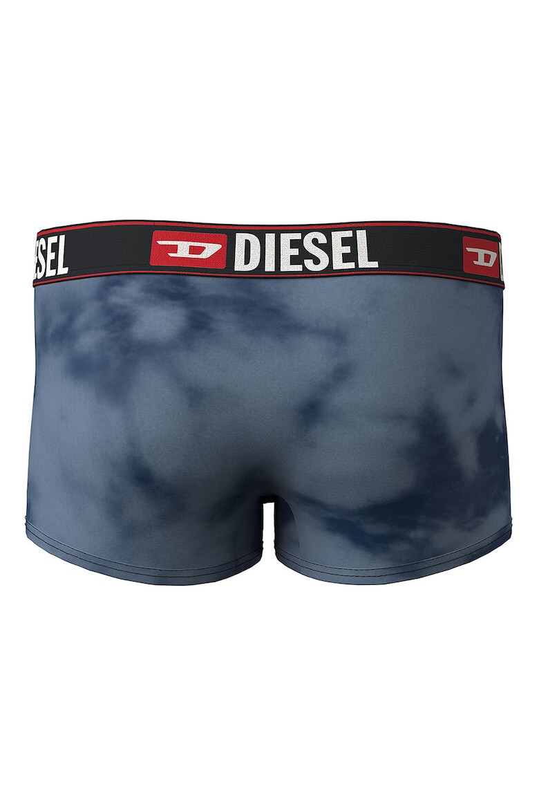 Diesel Boxeri cu model tie-dye si banda logo in talie - Pled.ro