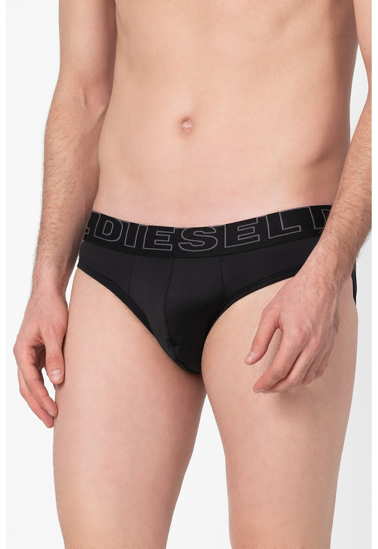 Diesel Chiloti din microfibra cu banda logo elastica Dbrief - Pled.ro