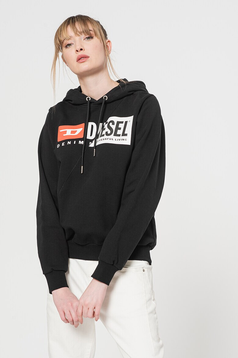 Diesel Hanorac cu imprimeu logo contrastant F-Ang - Pled.ro