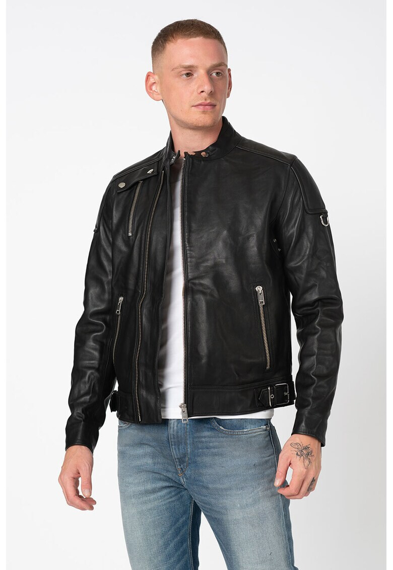 Diesel Jacheta biker de piele Cody - Pled.ro