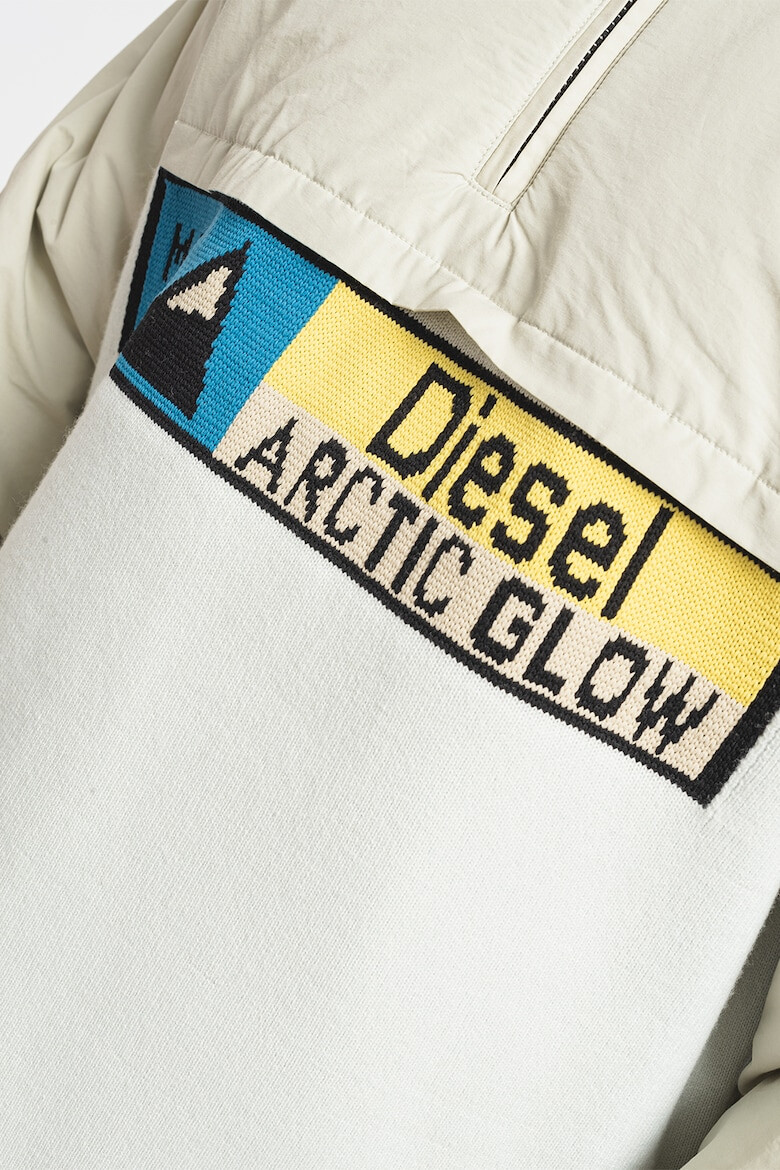 Diesel Jacheta cu logo fara inchidere Mark - Pled.ro