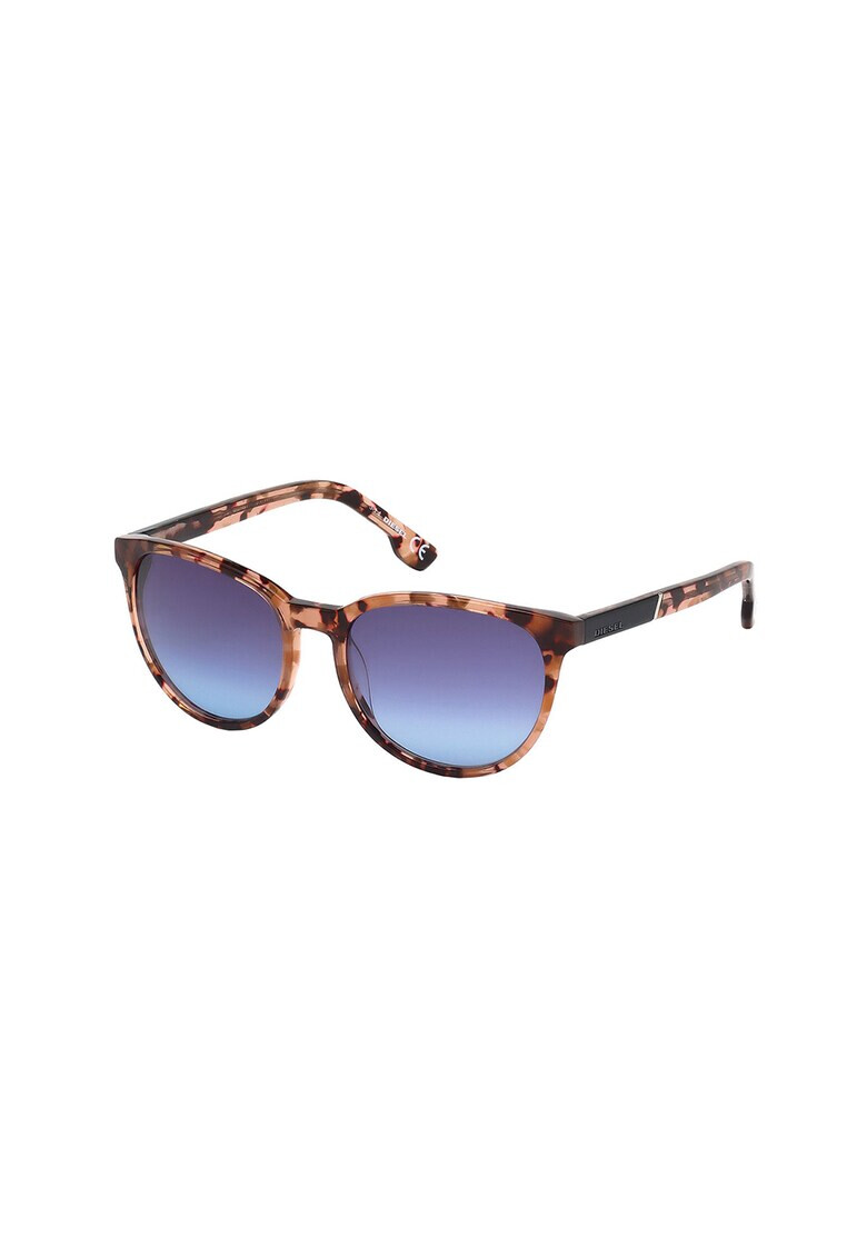 Diesel Ochelari de soare dreptunghiulari unisex cu lentile in degrade - Pled.ro