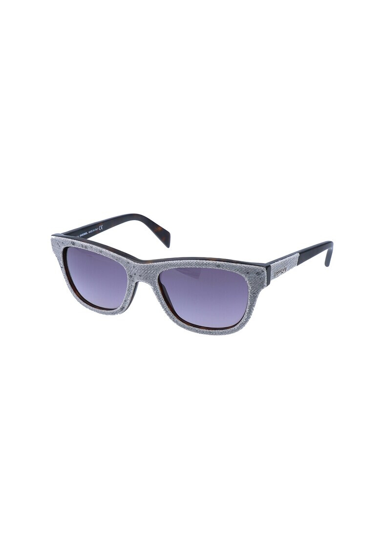 Diesel Ochelari de soare patrati unisex cu aspect texturat - Pled.ro