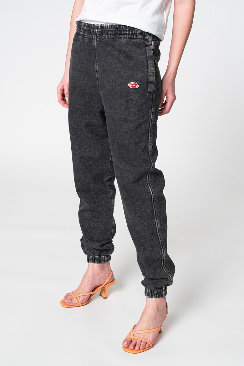 Diesel Pantaloni jogger unisex cu buzunare oblice si talie medie D-Lab-Ne - Pled.ro