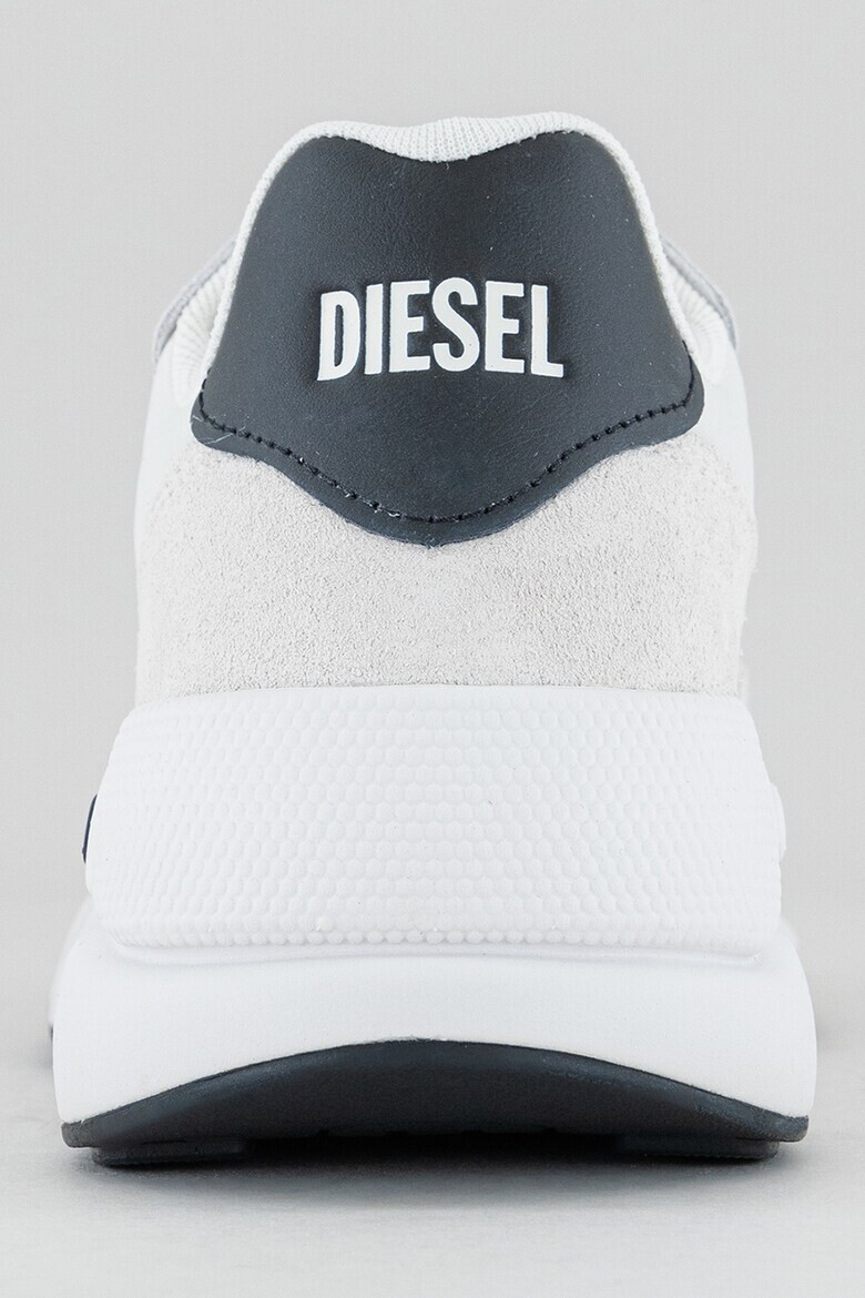 Diesel Pantofi sport cu talpa wedge si garnituri din piele intoarsa Serendipity - Pled.ro