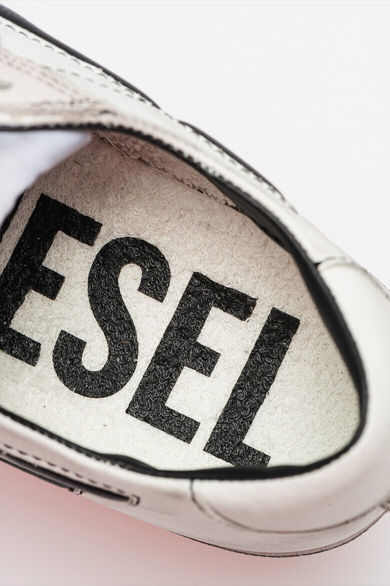 Diesel Pantofi sport de piele si piele intoarsa cu aspect deteriorat Leroji - Pled.ro