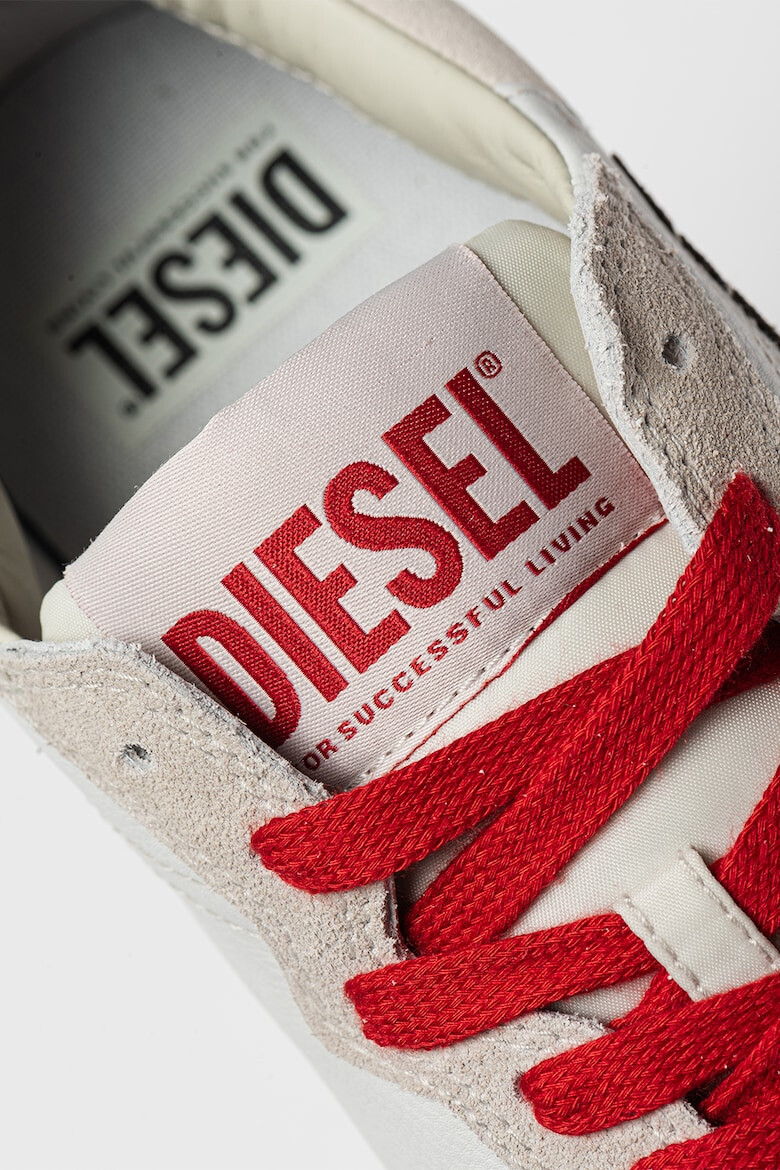 Diesel Pantofi sport din piele cu aplicatie logo S-Leroji - Pled.ro