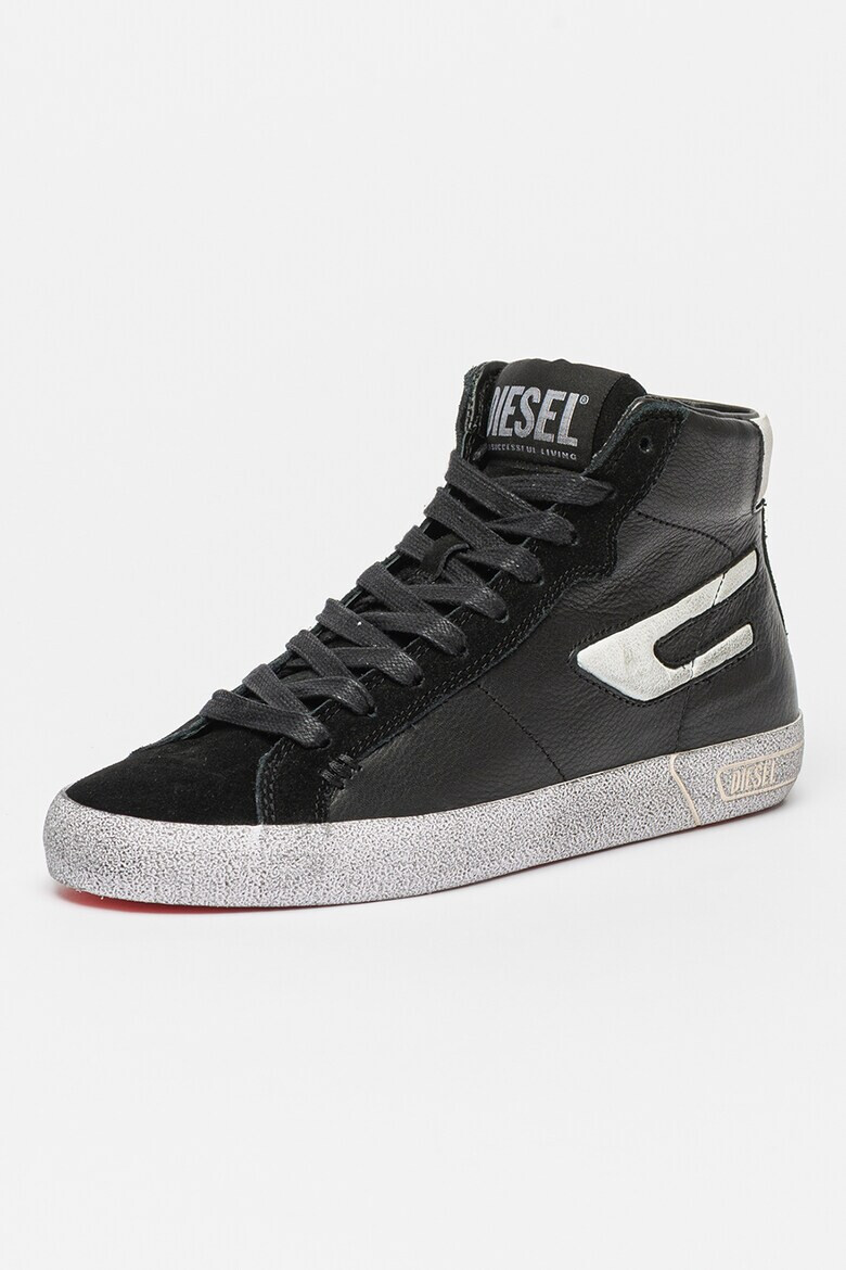 Diesel Pantofi sport high-top de piele si piele intoarsa Leroji - Pled.ro