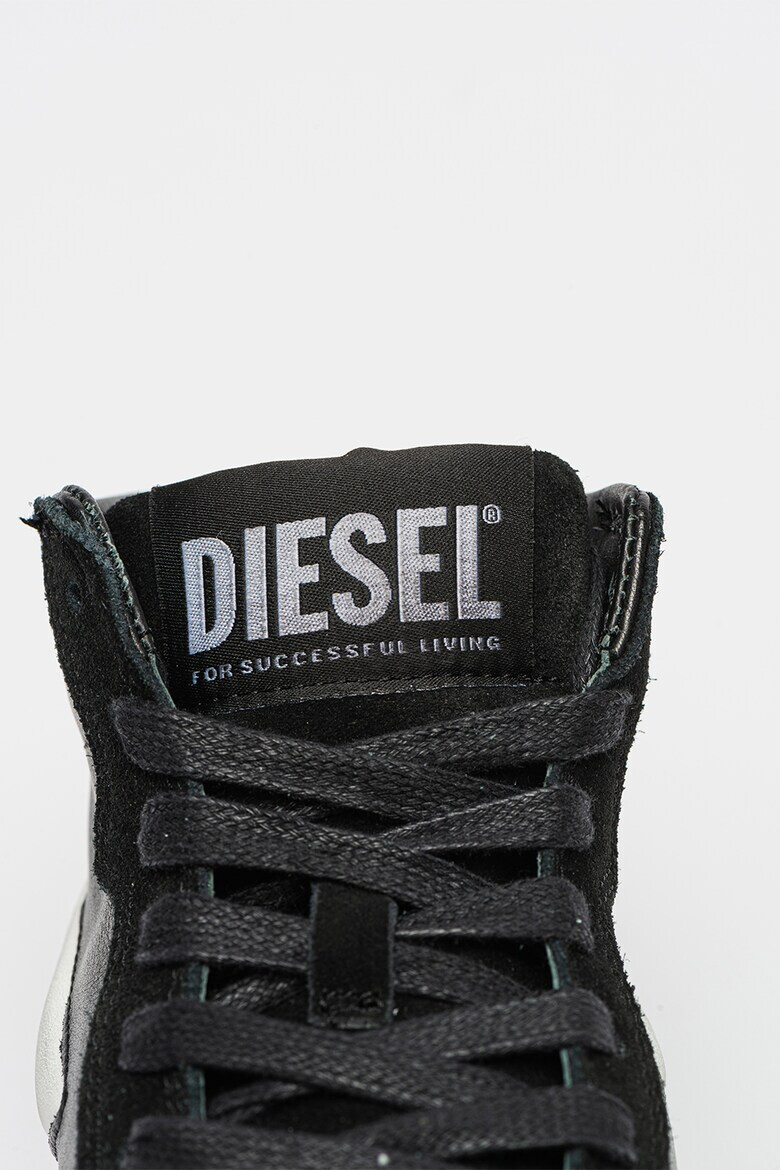 Diesel Pantofi sport high-top de piele si piele intoarsa Leroji - Pled.ro