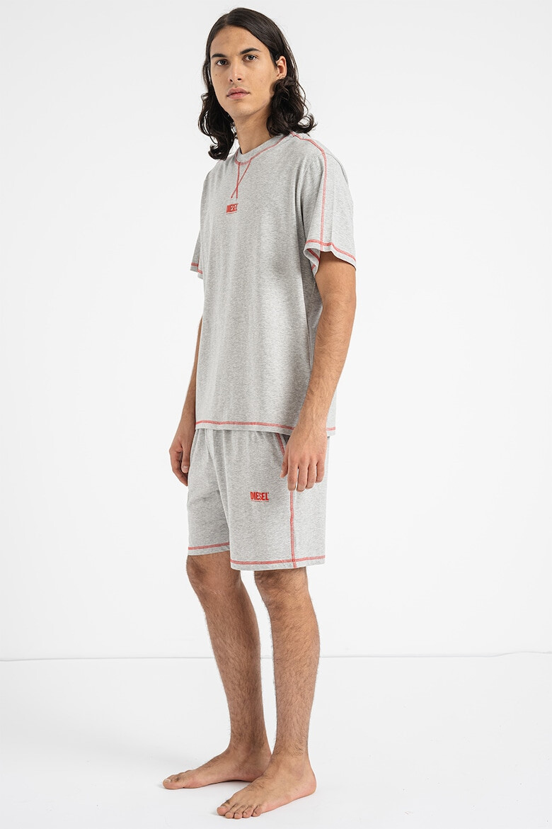 Diesel Pijama scurta cu cusaturi contrastante Will - Pled.ro