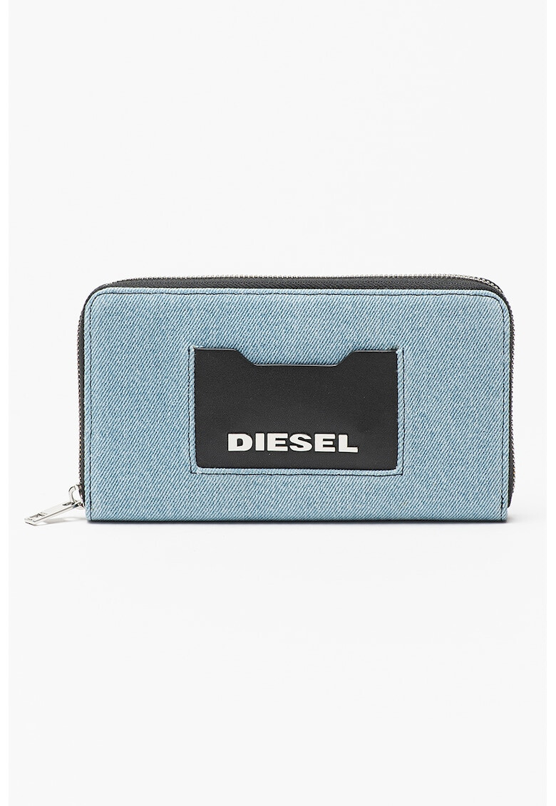 Diesel Portofel din denim cu garnituri din piele ecologica Denimage - Pled.ro