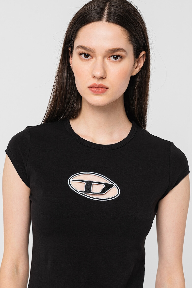 Diesel Rochie-tricou cu aplicatie logo D-Angiel - Pled.ro