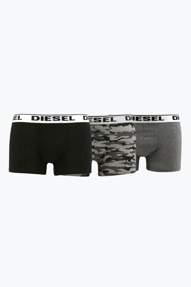 Diesel Set 3 perechi de boxeri barbati KORY-CKY3_RHASO_E4111-3PACK gri - Pled.ro