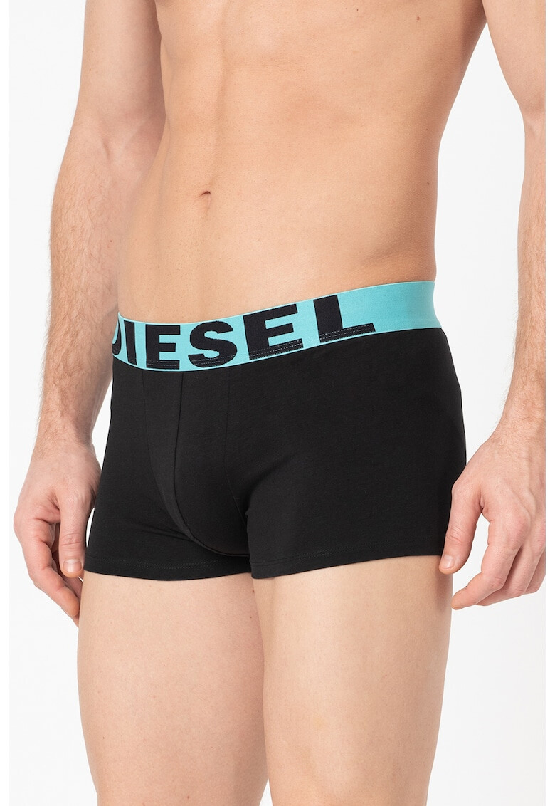 Diesel Set de boxeri cu banda cu logo in talie Shawn - 3 perechi - Pled.ro