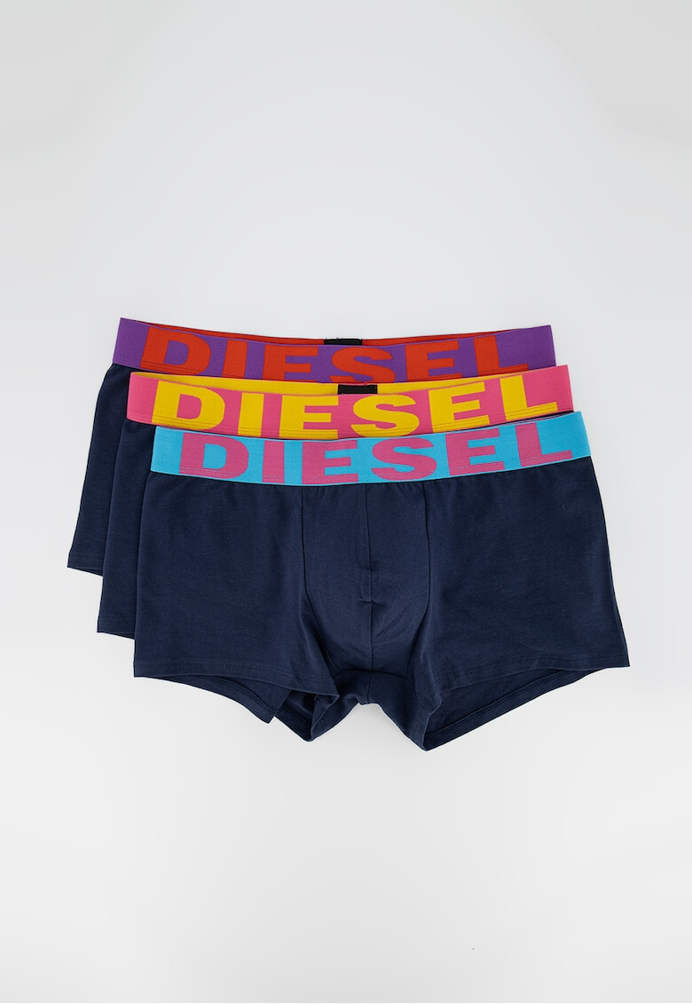 Diesel Set de boxeri cu banda cu logo in talie Shawn - 3 perechi - Pled.ro