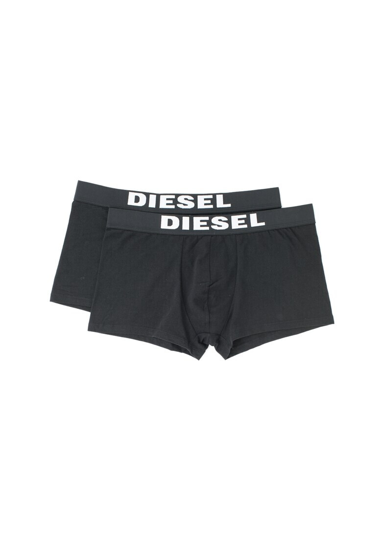 Diesel Set de boxeri cu banda cu logo in talie - 2 perechi - Pled.ro