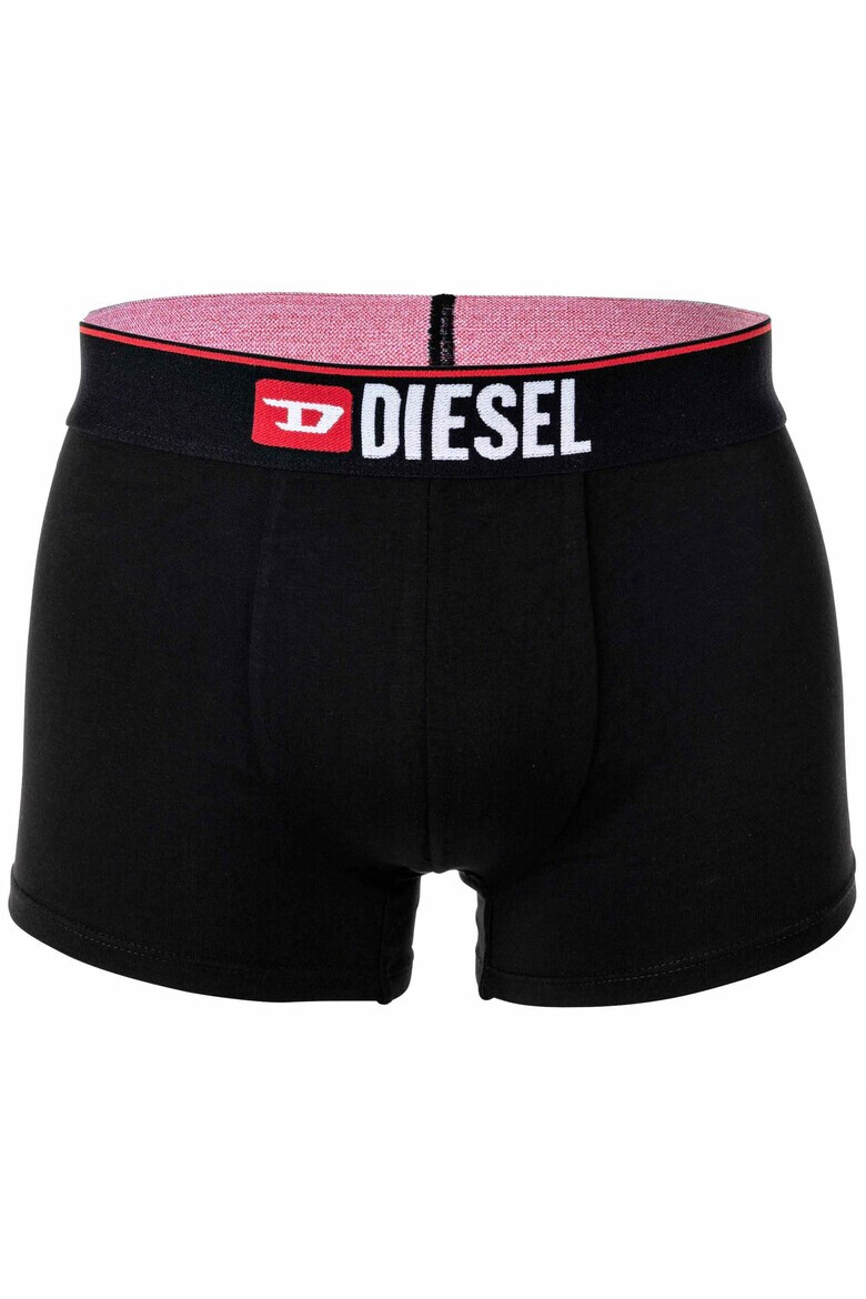 Diesel Set de boxeri cu banda logo contrastanta in talie - 3 perechi - Pled.ro