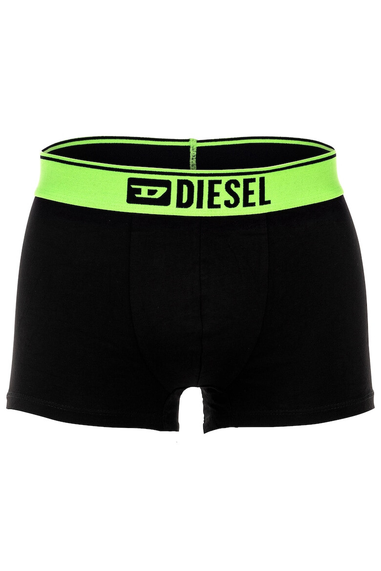 Diesel Set de boxeri cu banda logo contrastanta in talie - 3 perechi - Pled.ro