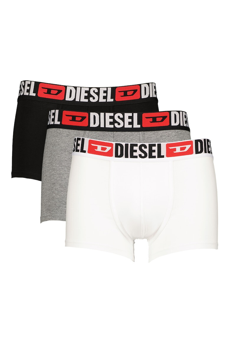 Diesel Set de boxeri cu banda logo elastica Damien - 3 perechi - Pled.ro