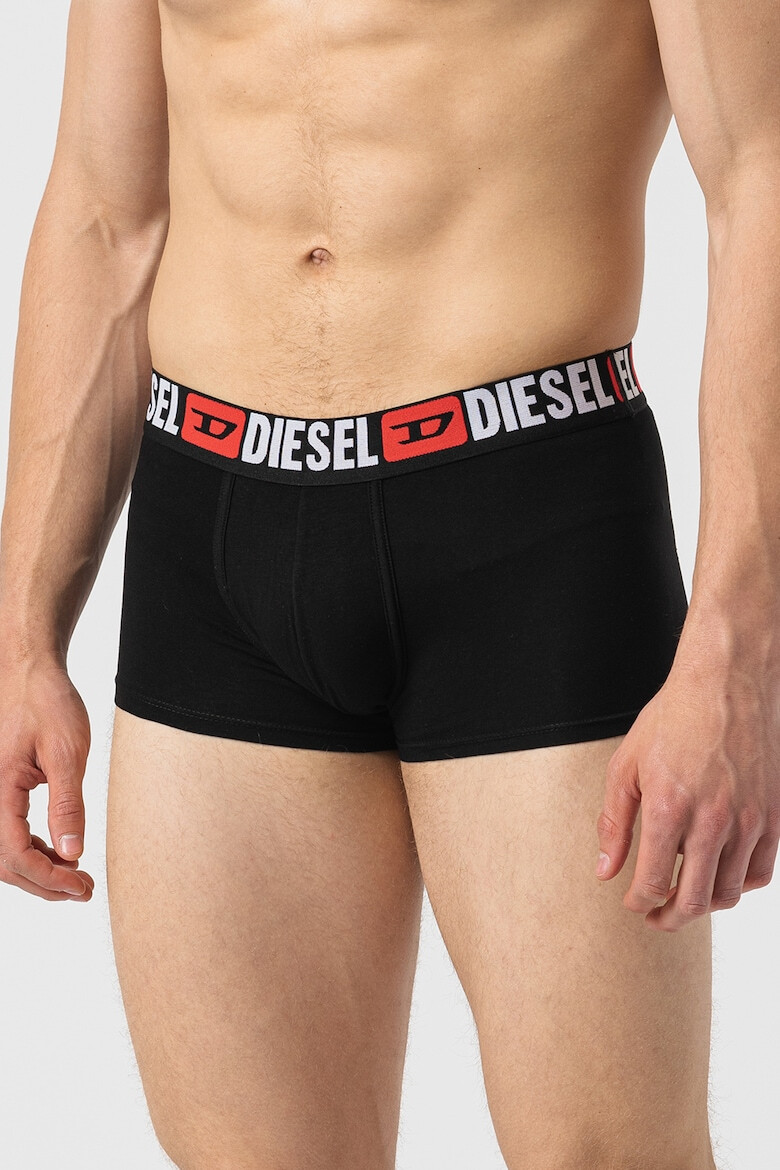 Diesel Set de boxeri cu banda logo elastica Damien - 3 perechi - Pled.ro