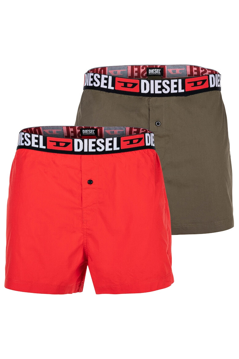 Diesel Set de boxeri cu banda logo in talie - 2 perechi - Pled.ro