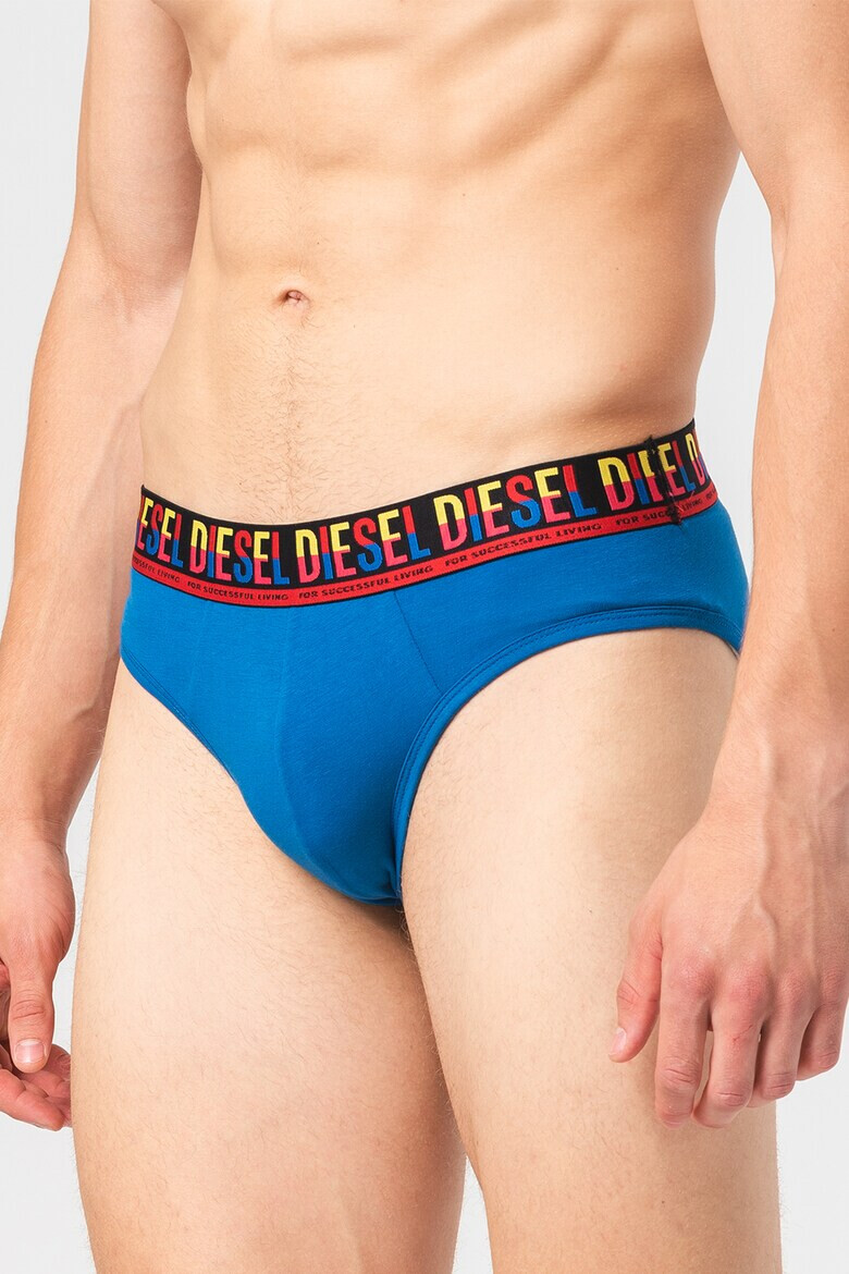 Diesel Set de boxeri cu banda logo in talie - 3 perechi - Pled.ro