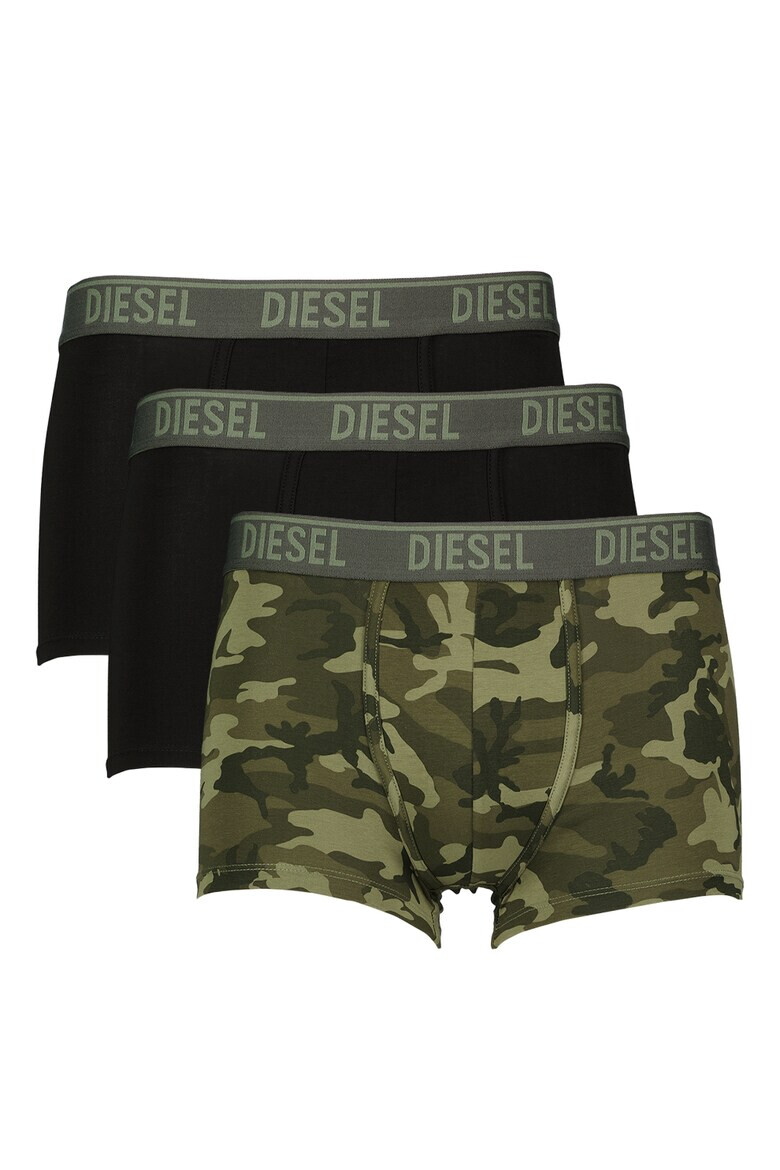 Diesel Set de boxeri cu banda logo in talie - 3 perechi - Pled.ro